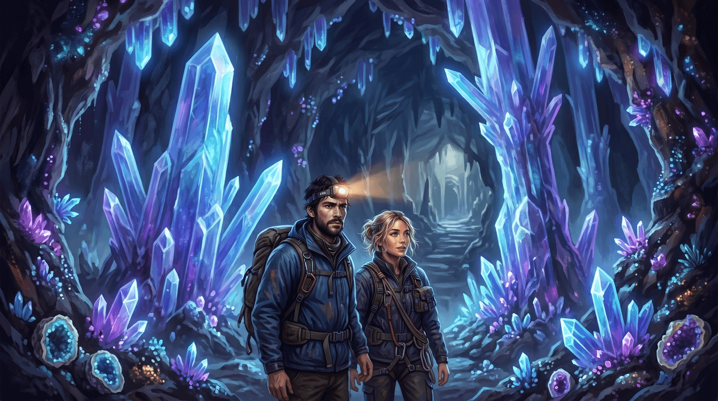 The Crystal Caverns